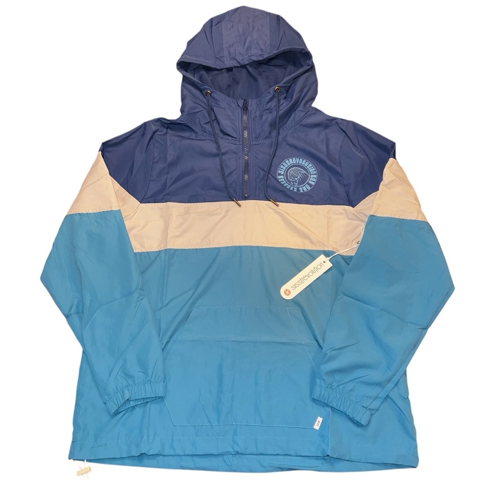 Sisstrevolution ‘The Pacific Paradise’ Windbreaker Woman’s Medium NWT!